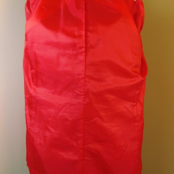 Vintage 80s Liz Wear Petite Red Linen Blend Blazer SZ 4P Office Costumer - Picture 8 of 9